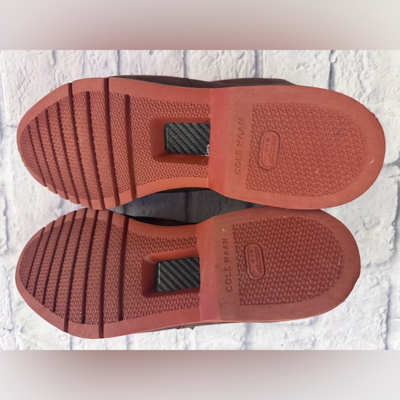 Cole Haan men’s’ sz 13 M suede/leather Chukkas; brown with eraser color soles. - Picture 5 of 6